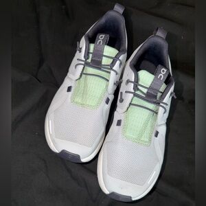 ON Running Shoes in Gray and Green